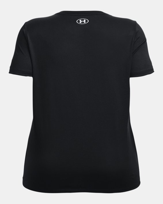 Women's UA Tech™ Script Logo Short Sleeve, Black, pdpMainDesktop image number 5